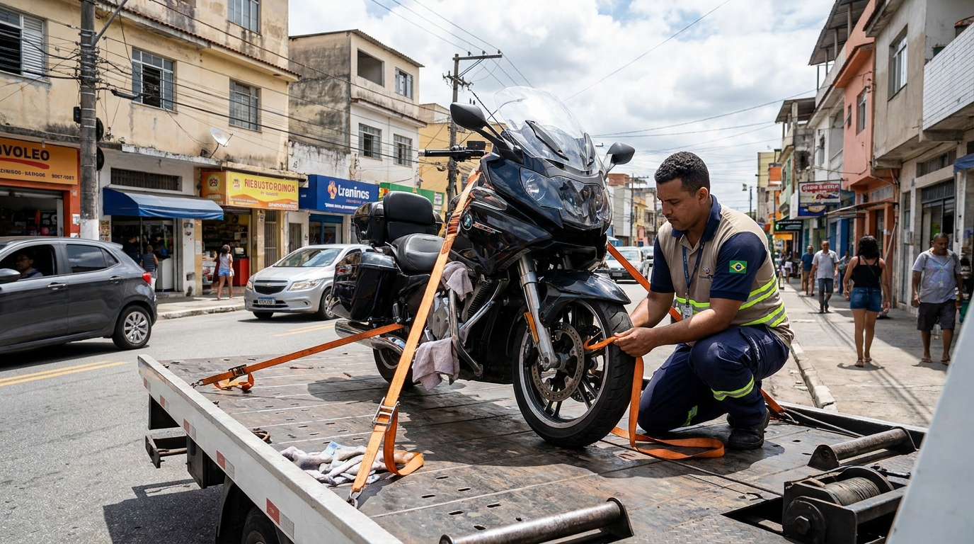 Remoção de Moto em Pane em Montes Claros‑MG